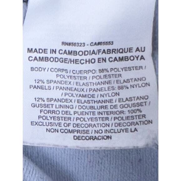 Nike Pro Dri Fit Compression Leggings Women's Large Gray Running Yoga Fitness - Picture 8 of 12